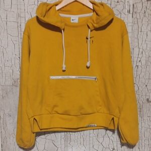 Nike Women's Mustard Yellow Hoodie